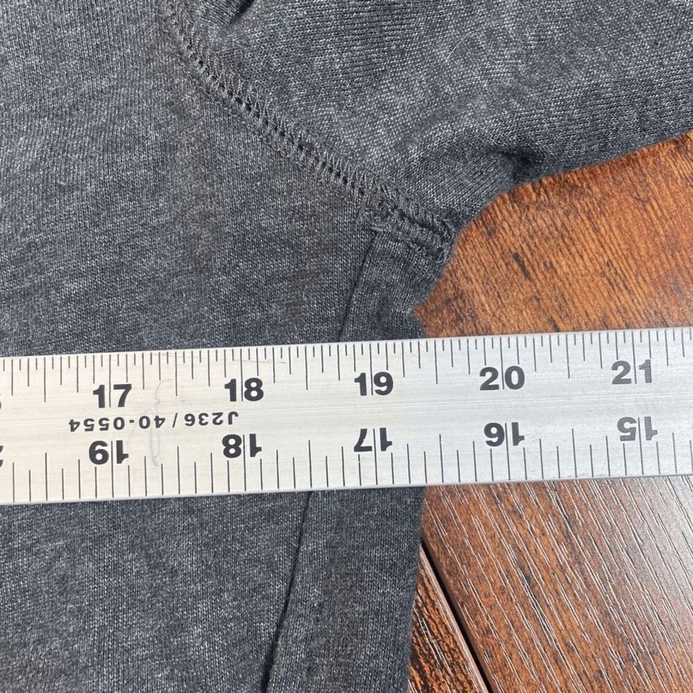 Converse One Star Mens Full Zip Up Jacket Long Sleeve Mock Neck Black Gray SZ S - Picture 5 of 5